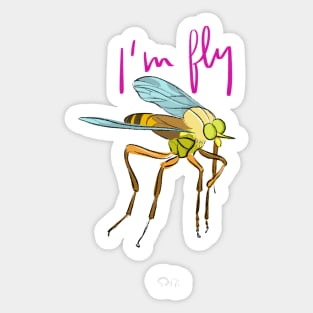 Marsh snipe fly Sticker